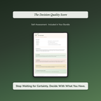 Decision Fatigue Bundle – Why Can't I Just Make the Decision – Interactive Digital Bundle