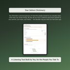 Active Listening Workbook & 40-Day Training — sample exercise page