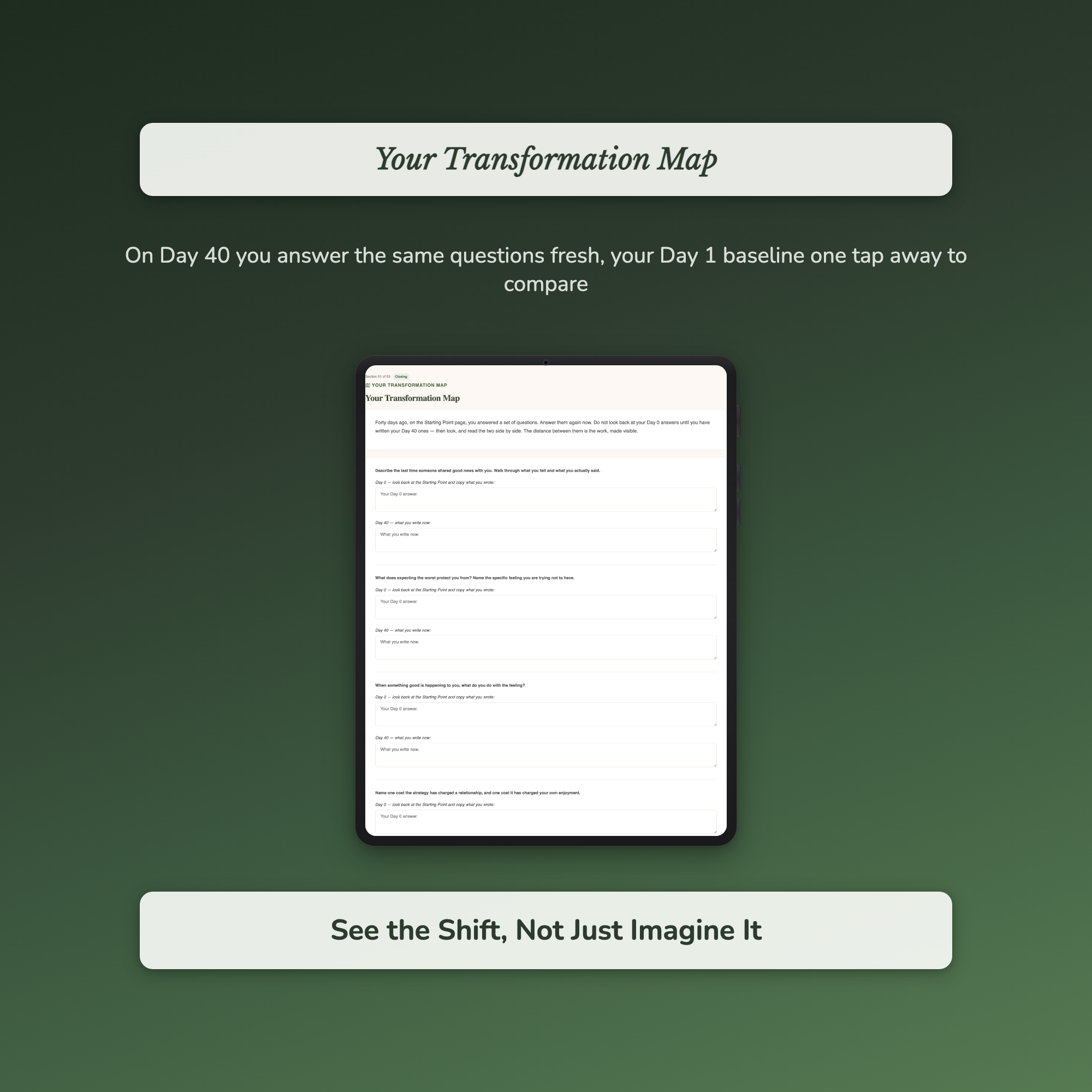 Pessimism Workbook & 40-Day Journal – Unlearn the Flinch – Interactive Digital Guide