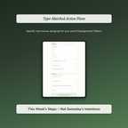 Values Alignment Profile — sample exercise page