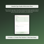 Past Self Comparison Profile — sample exercise page