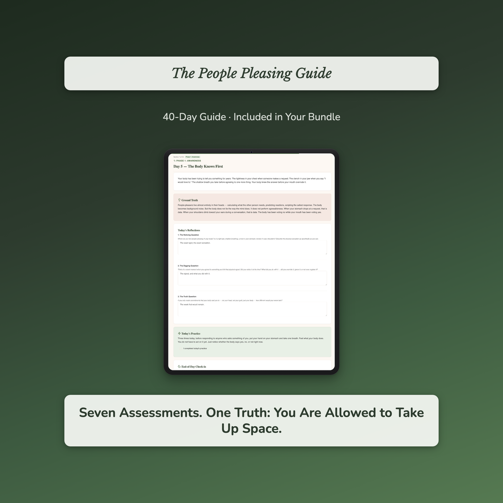 People Pleasing Bundle – Stop Saying Yes When You Mean No – Interactive Digital Bundle