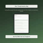 Limiting Beliefs Workbook & 40-Day Journal – Growth Mindset – Interactive Digital Guide