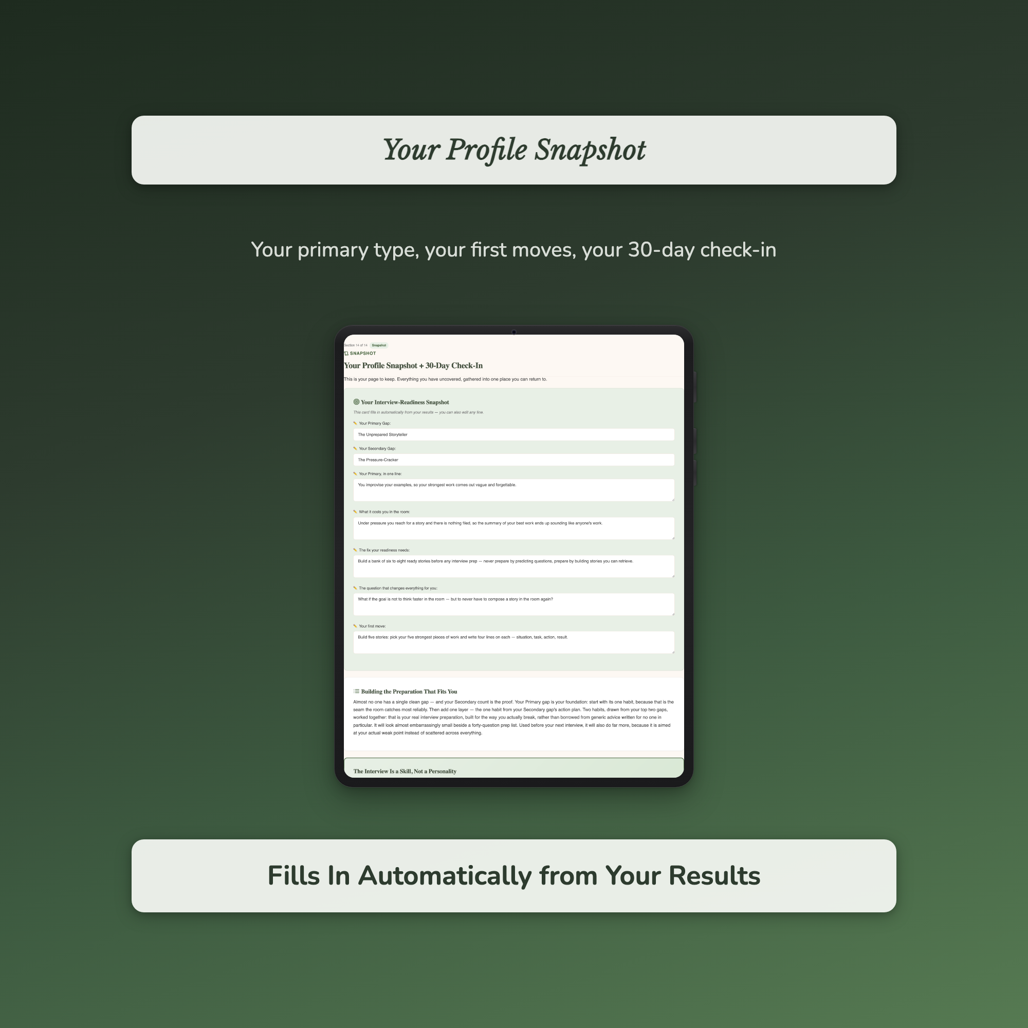 Interview Prep Quiz & Workbook – How Ready Are You? – Interactive Self-Assessment