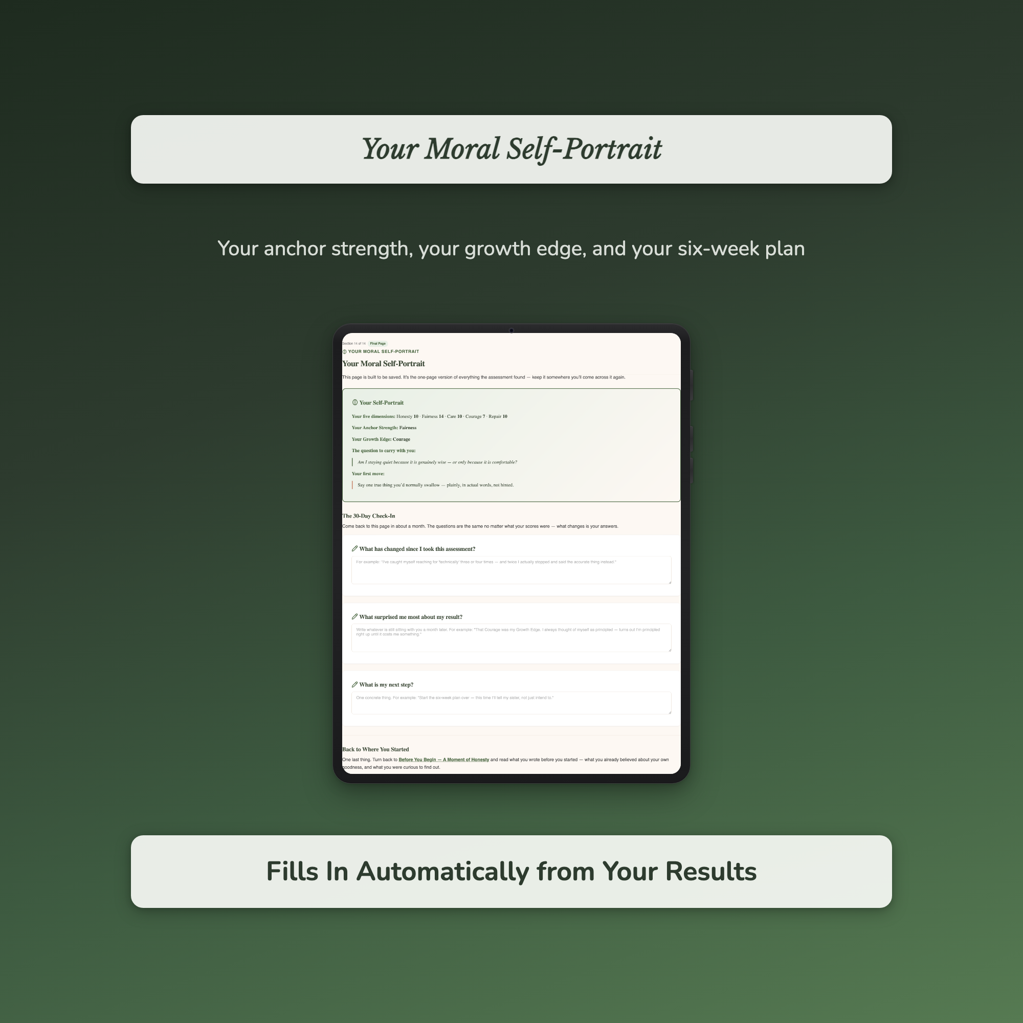 Character Quiz & Workbook – Are You a Good Person? – Interactive Self-Assessment
