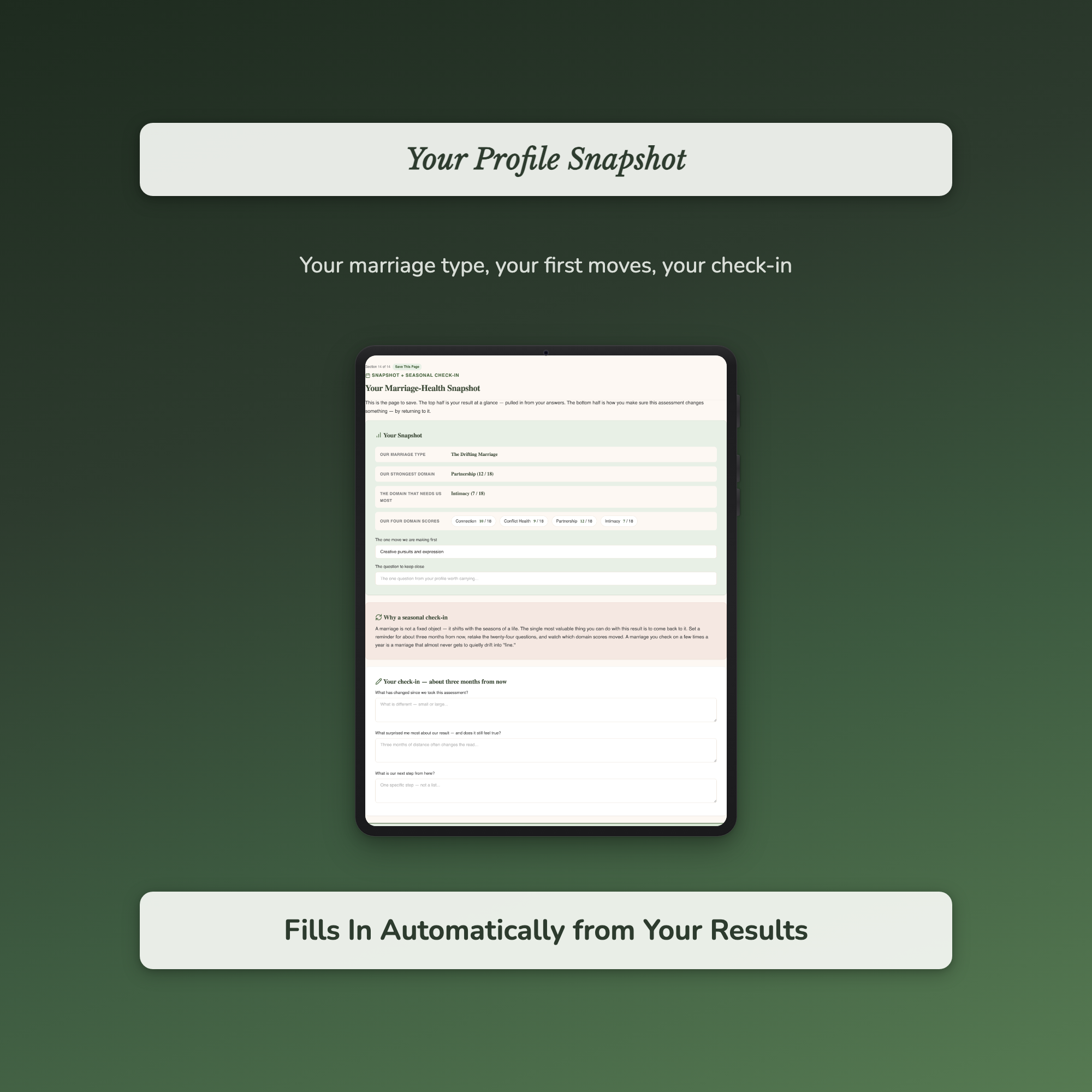 Marriage Quiz & Workbook – How Healthy Is Yours? – Interactive Self-Assessment