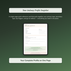 Jealousy Trigger Profile — sample exercise page