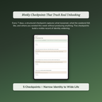 Work Identity Workbook & 40-Day Guide — sample exercise page