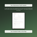Perfectionism Profile — sample exercise page
