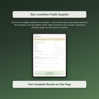Loneliness Type Profile — sample exercise page