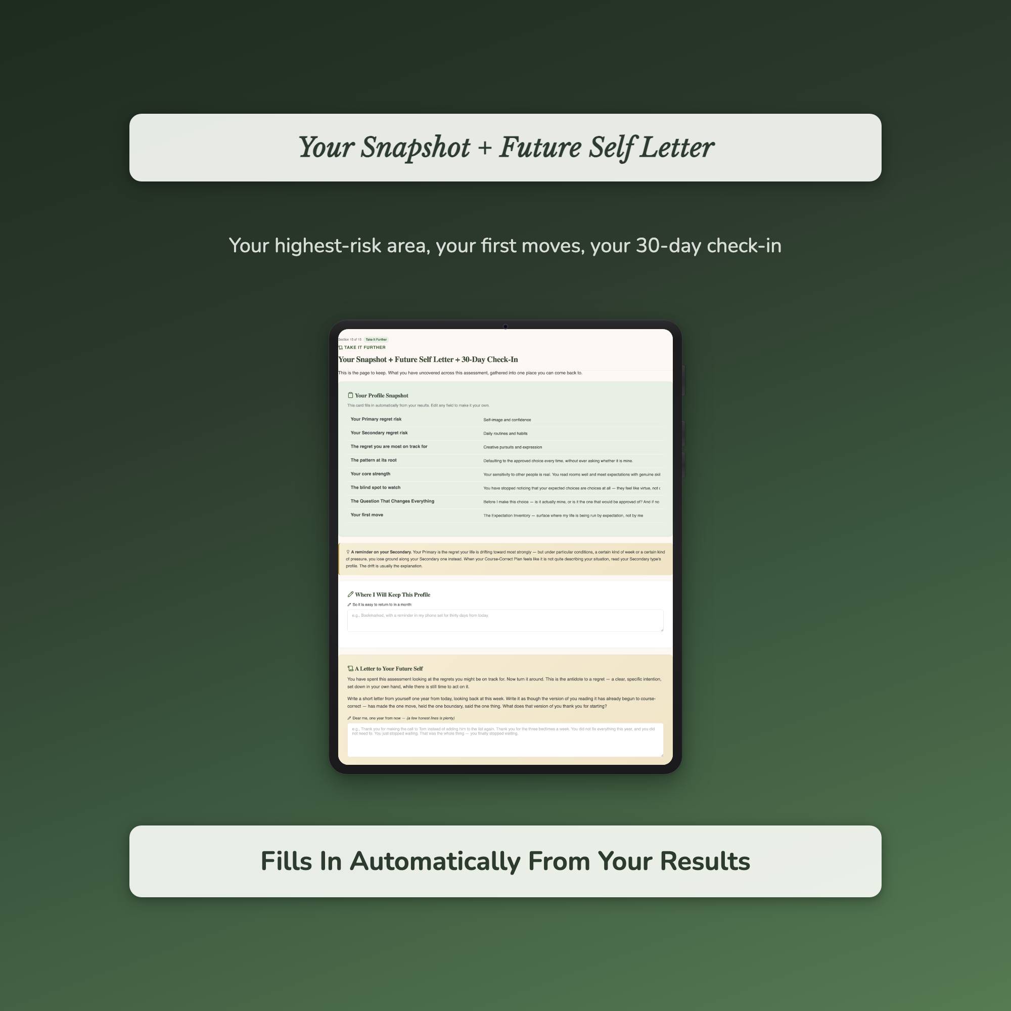 Life Regret Quiz & Workbook – Are You Living the Wrong Life? – Interactive Self-Assessment