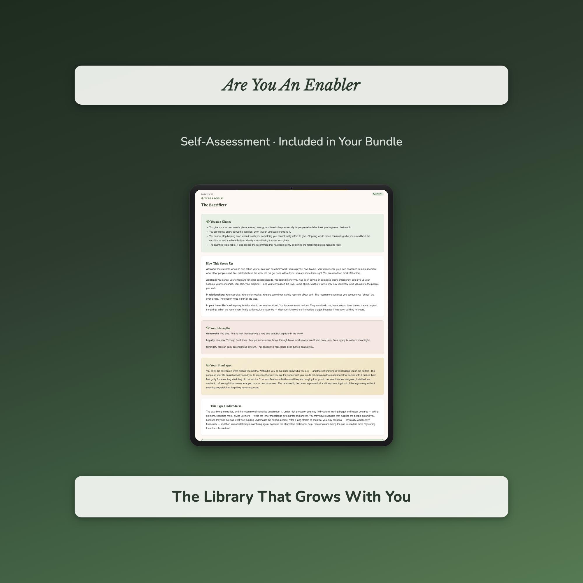 Featured assessment
