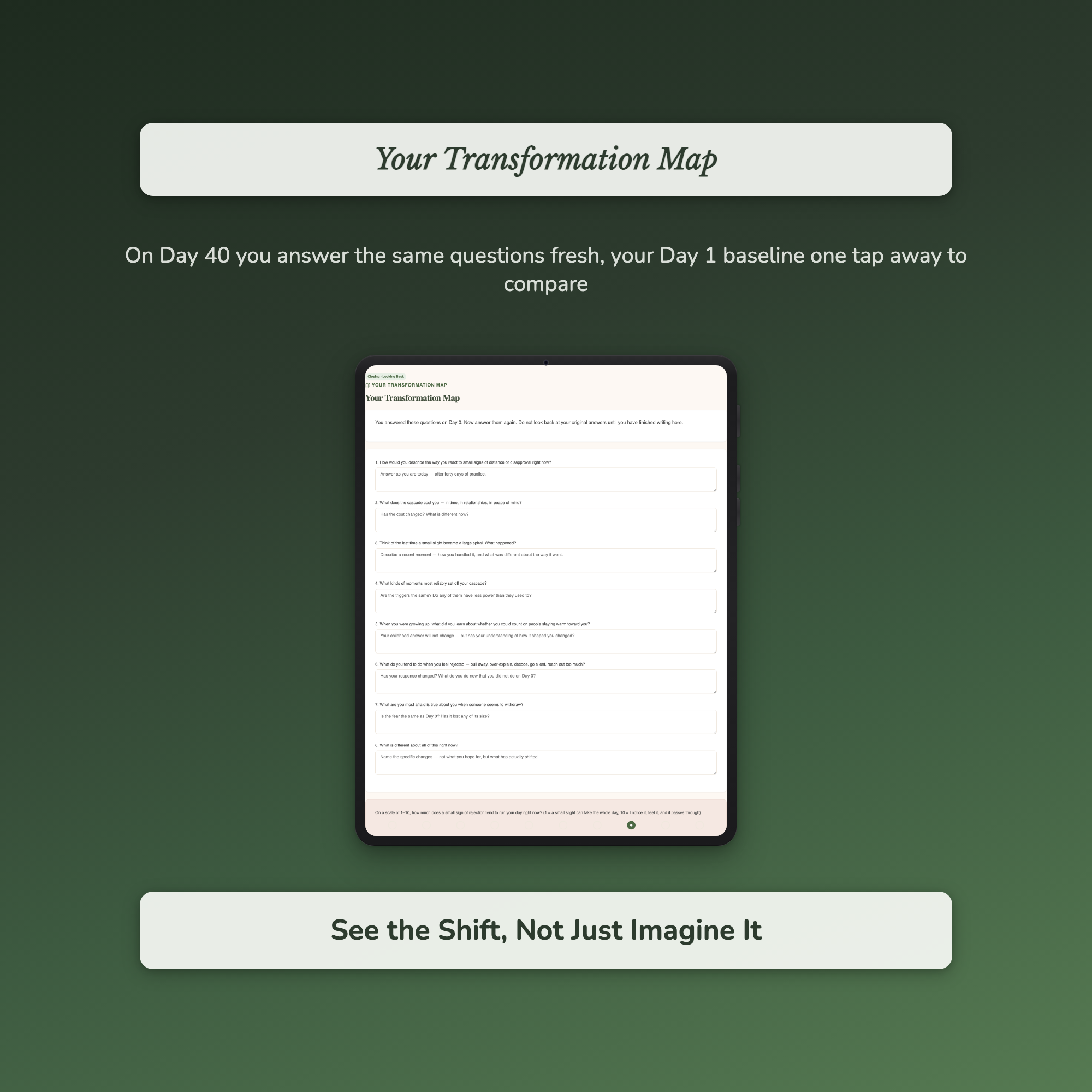 Rejection Workbook & 40-Day Journal – Steady the Cascade – Interactive Digital Guide