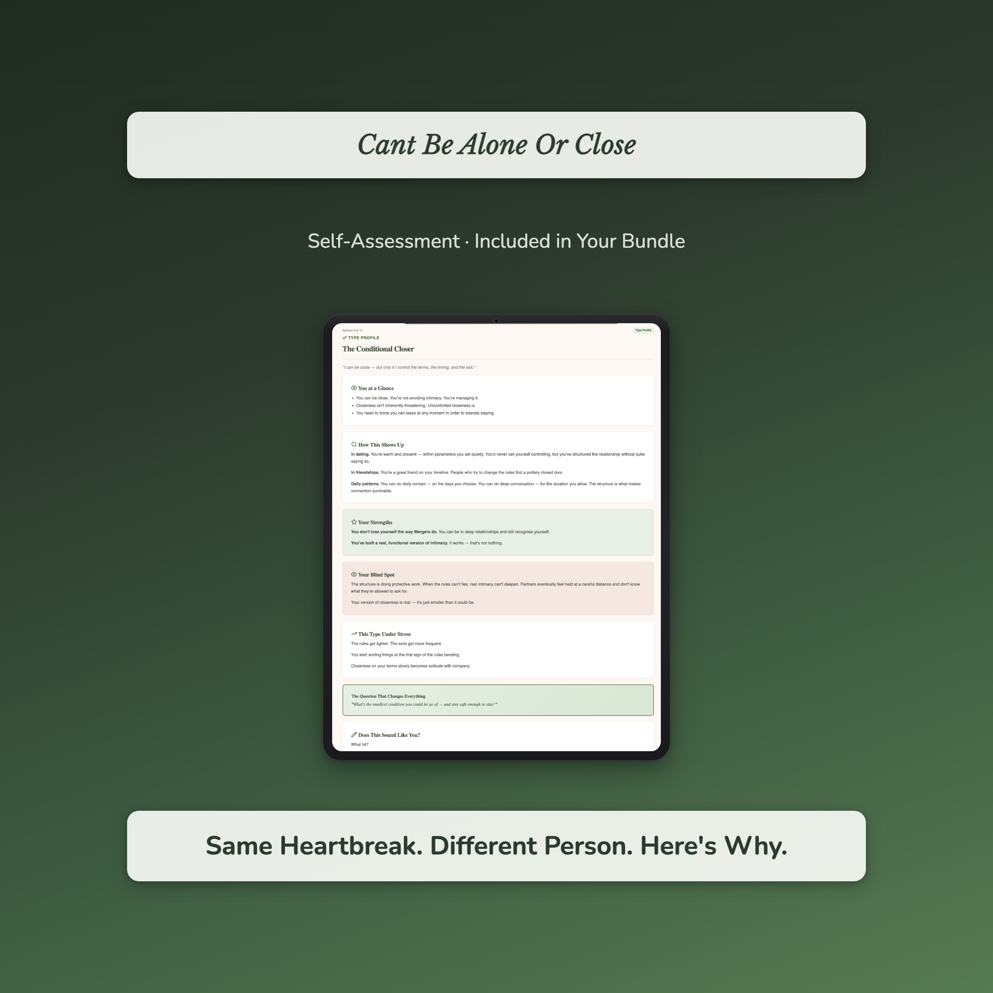 Attachment Style Workbook Bundle – Relationship Patterns – Interactive Digital Bundle
