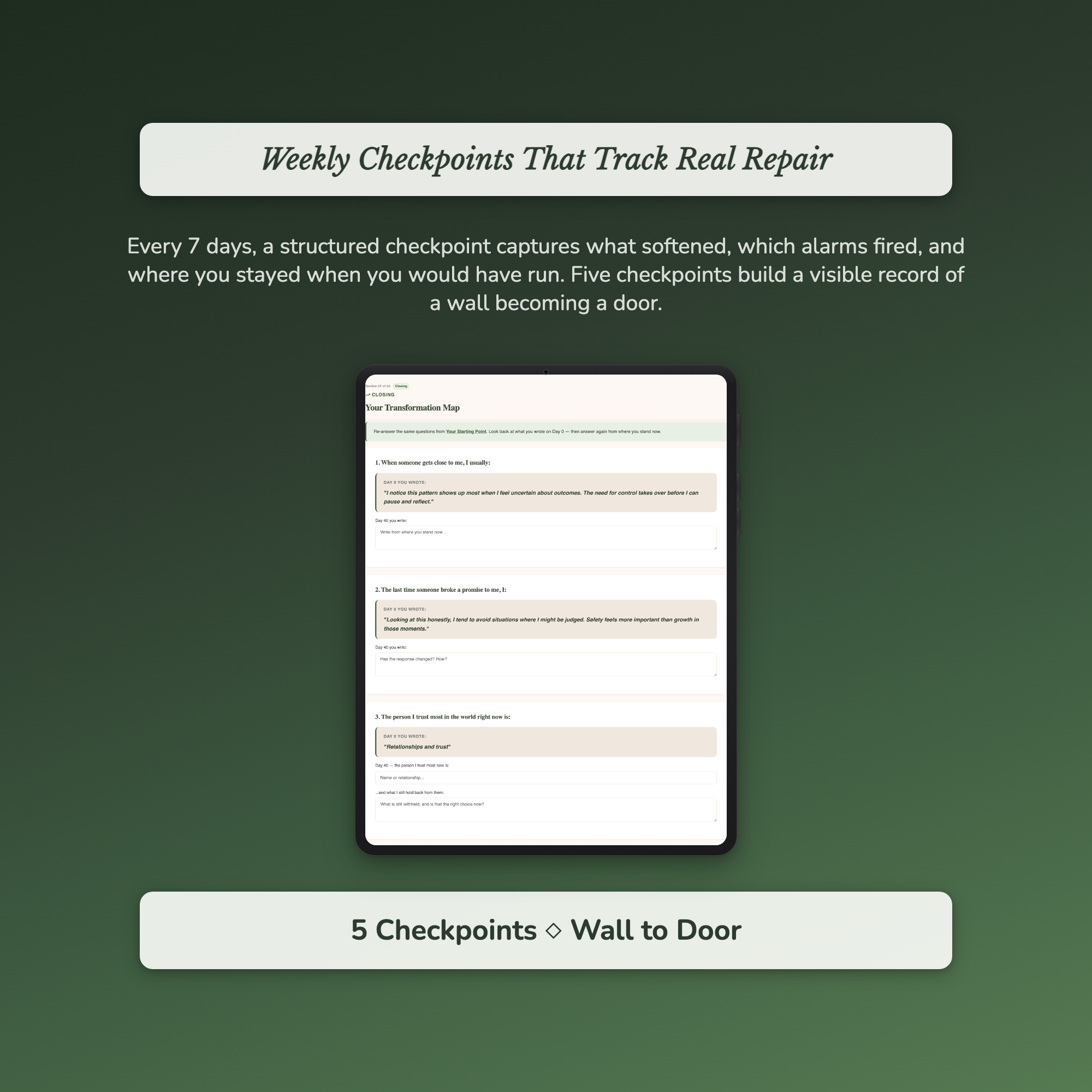Trust Issues Workbook & 40-Day Guide — sample exercise page