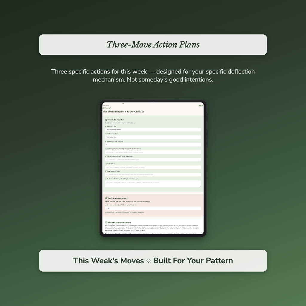 Inner Critic Quiz — sample exercise page