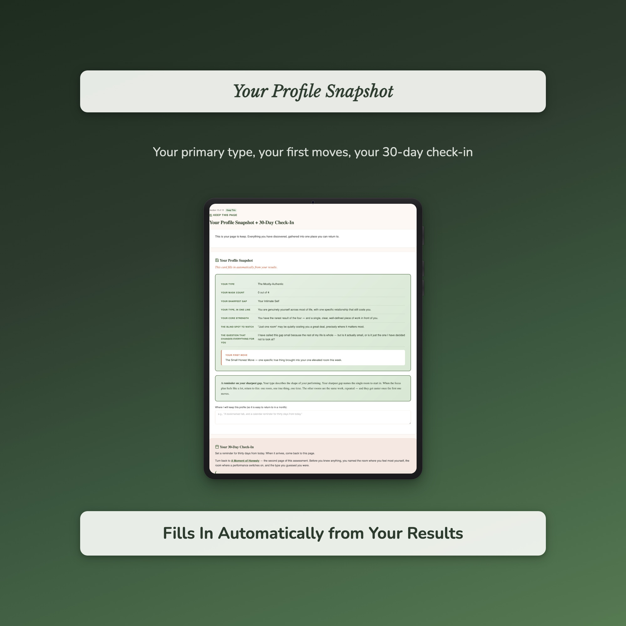 Authenticity Quiz & Workbook – How Much Are You Performing? – Interactive Self-Assessment