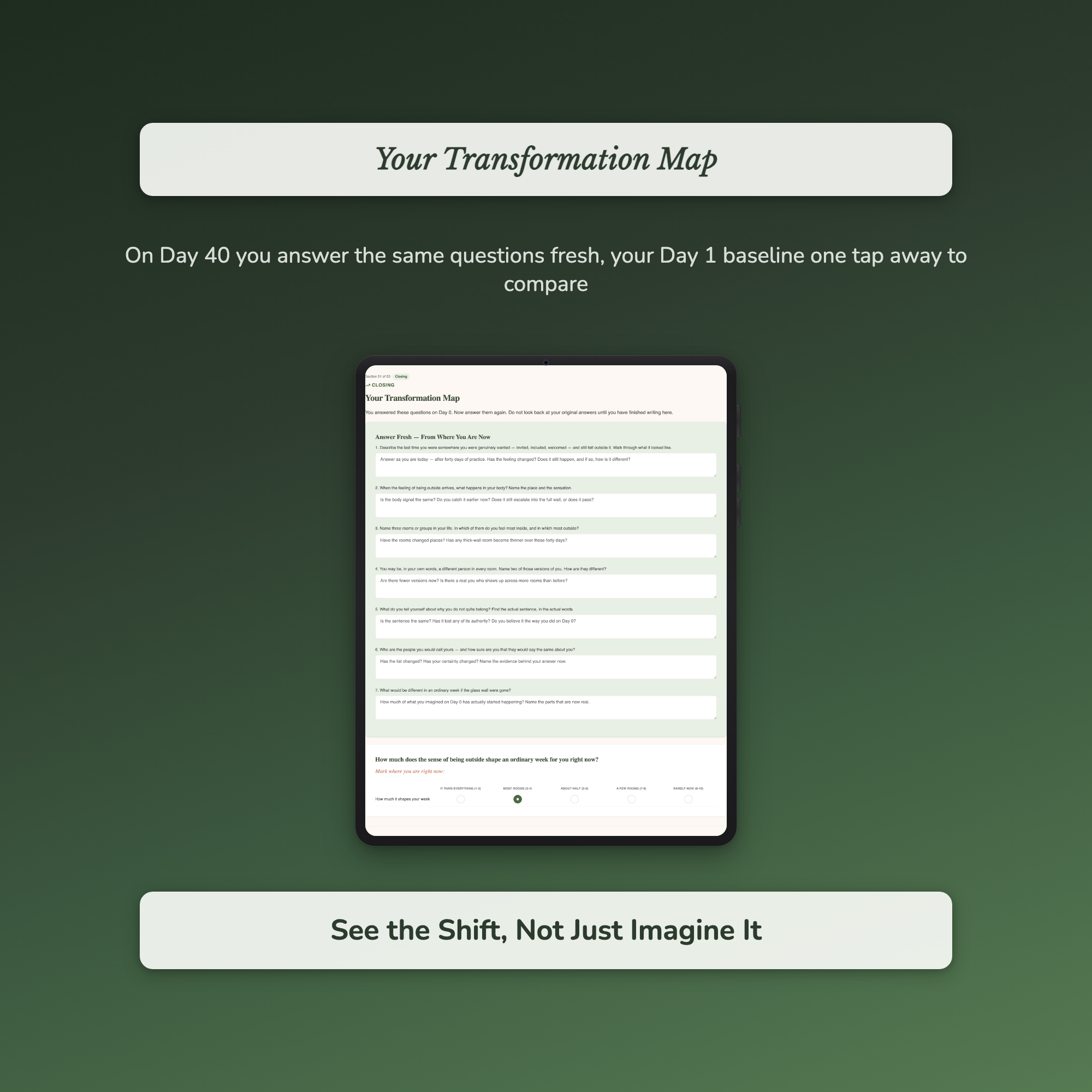 Outsider Workbook & 40-Day Journal – Crossing the Glass Wall – Interactive Digital Guide