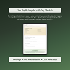 Relationship Pattern Profile — sample exercise page
