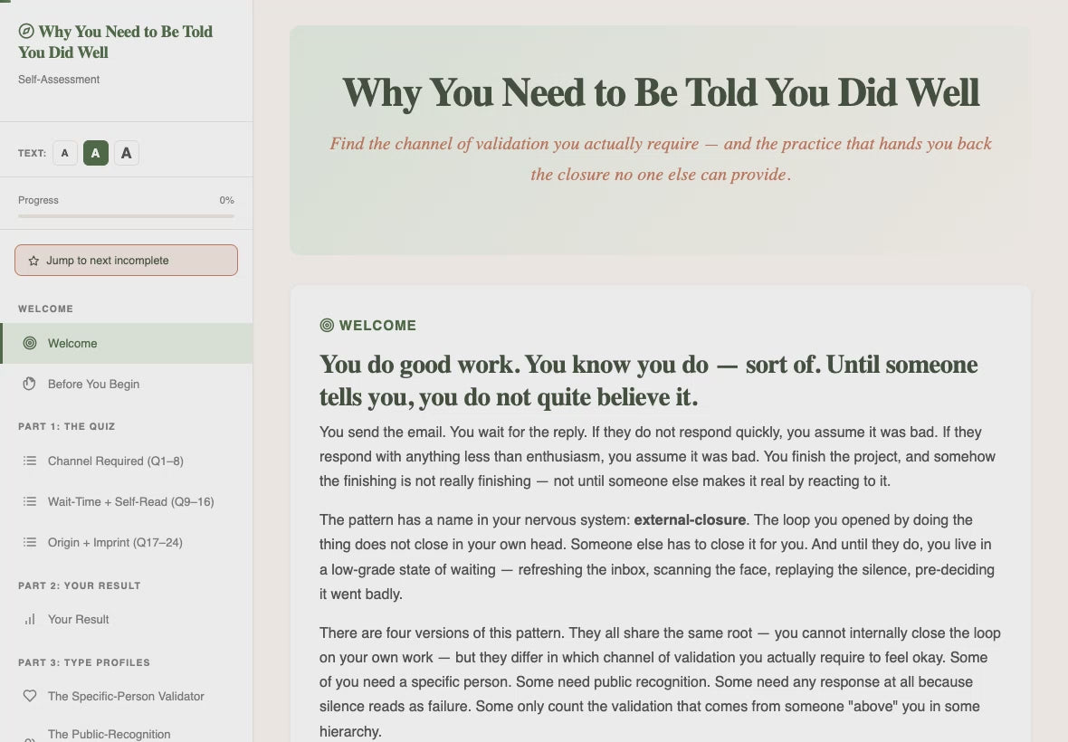 why-you-need-to-be-told walkthrough video