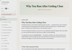 why-you-run-after-getting-close walkthrough video