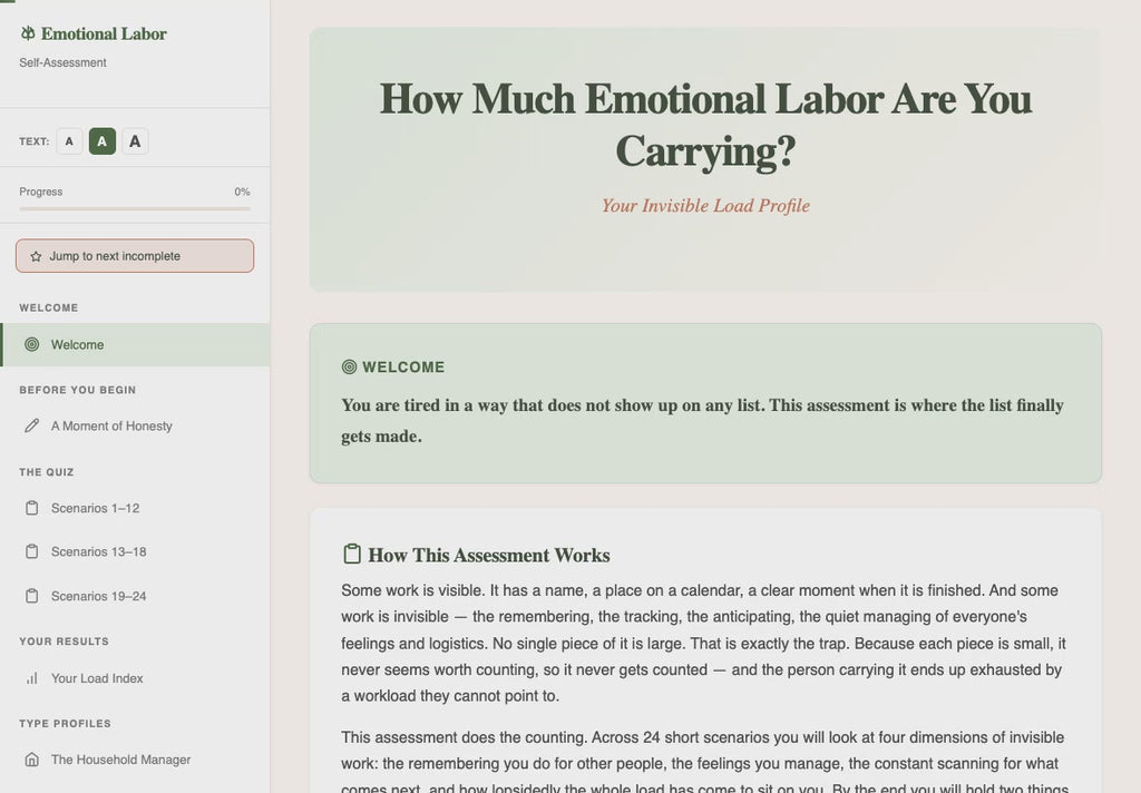 how-much-emotional-labor-are-you-carrying walkthrough video