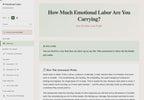 how-much-emotional-labor-are-you-carrying walkthrough video