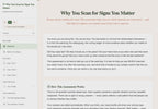 why-you-scan-for-signs-you-matter walkthrough video
