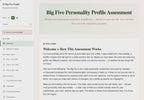 big-five-personality-profile-assessment walkthrough video