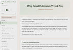 why-small-moments-wreck-you walkthrough video
