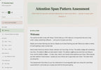 attention-span-pattern-assessment walkthrough video