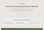 Spiritual Practice Bundle – Gratitude Presence Meditation 7 Tools – Interactive Digital Bundle