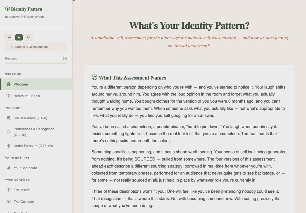whats-your-identity-pattern walkthrough video