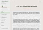 why-you-outperform-to-feel-secure walkthrough video