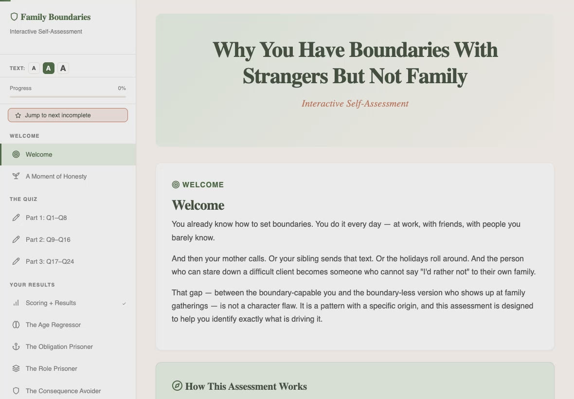 why-you-have-boundaries-with-strangers-but-not-family walkthrough video