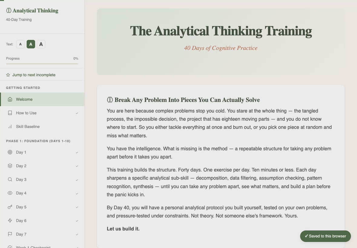 the-analytical-thinking-training walkthrough video