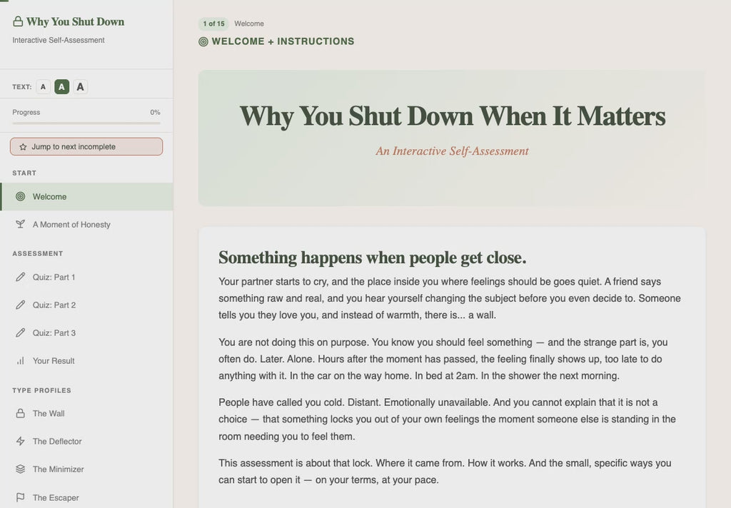 why-you-shut-down-when-it-matters walkthrough video