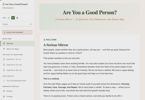 are-you-a-good-person-self-assessment walkthrough video