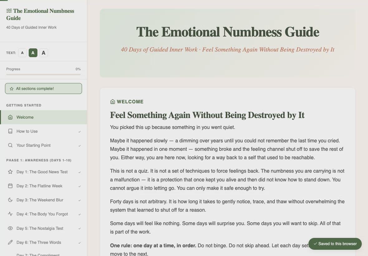 the-emotional-numbness-guide walkthrough video