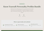 Personality Profile Bundle – Big Five EQ Emotional Age 8 Tools – Interactive Digital Bundle