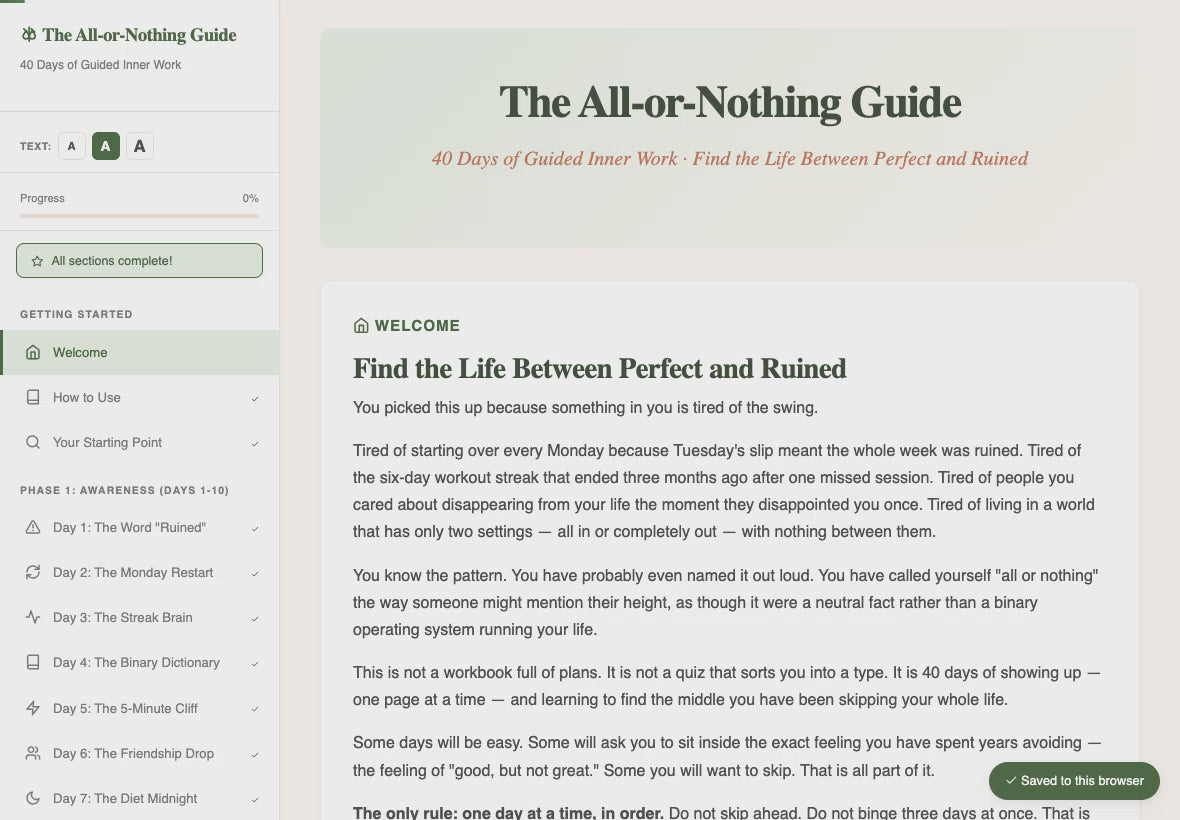 the-all-or-nothing-guide walkthrough video