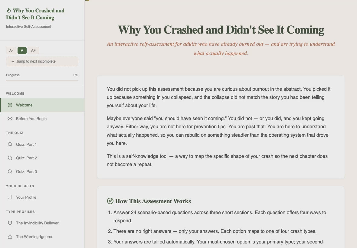 why-you-crashed-and-didnt-see-it-coming walkthrough video