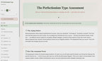 perfectionism-type-assessment walkthrough video