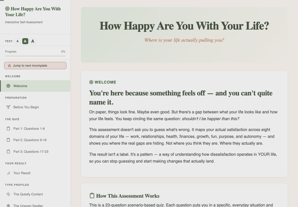 how-happy-are-you-with-your-life walkthrough video
