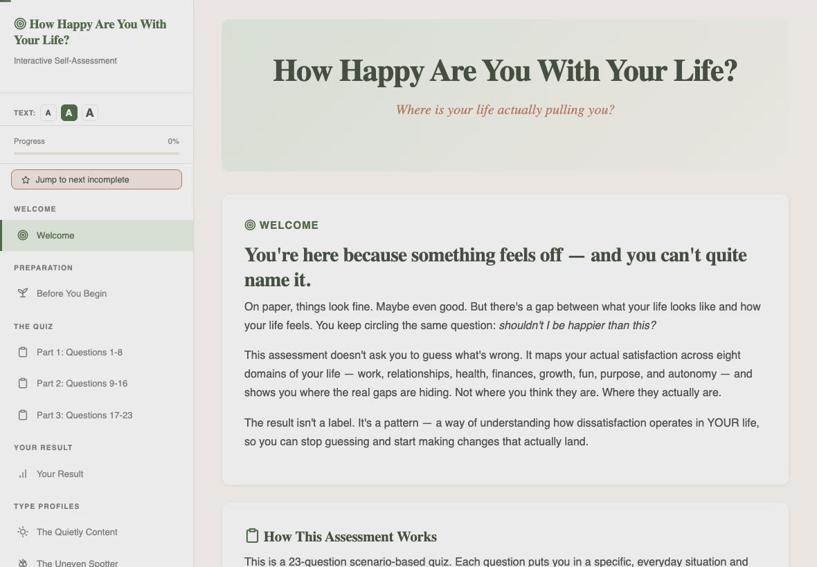 how-happy-are-you-with-your-life walkthrough video