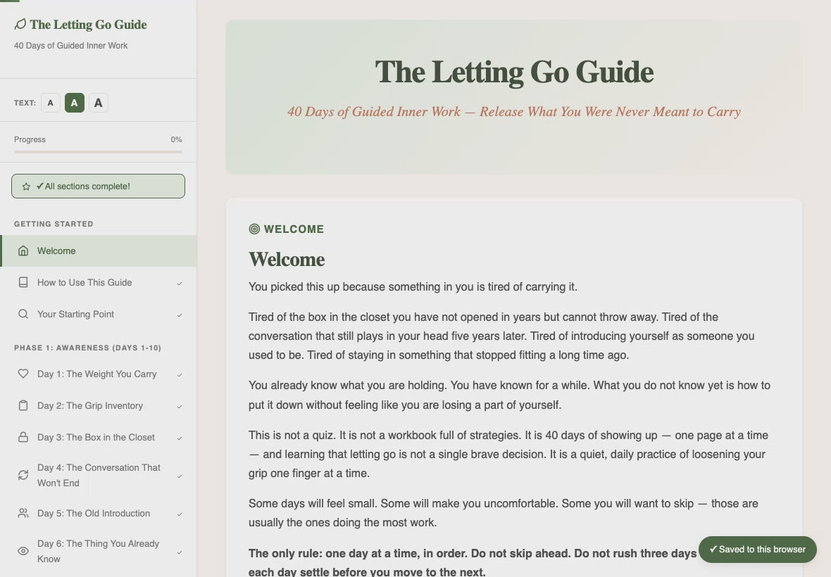 the-letting-go-guide walkthrough video