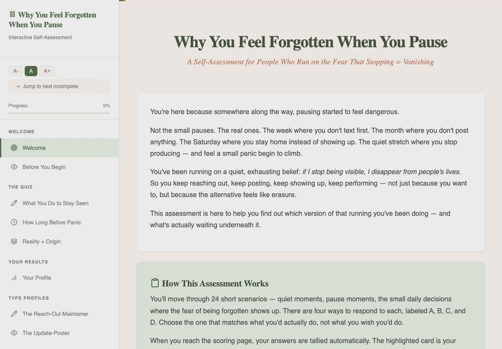 why-you-feel-forgotten-when-you-pause walkthrough video