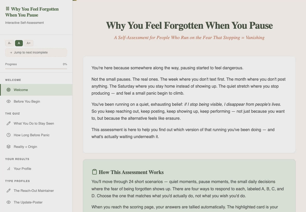 why-you-feel-forgotten-when-you-pause walkthrough video
