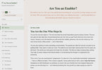 are-you-an-enabler walkthrough video