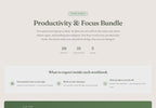 Procrastination Workbook Bundle – Tabs to Finished Things – Interactive Digital Bundle